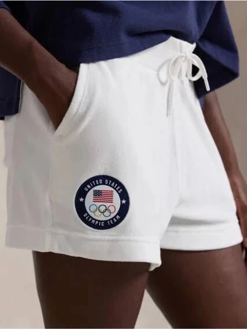 NWT Polo Ralph Lauren United States Olympic Team Terry Cloth Shorts- Size L - Picture 3 of 11